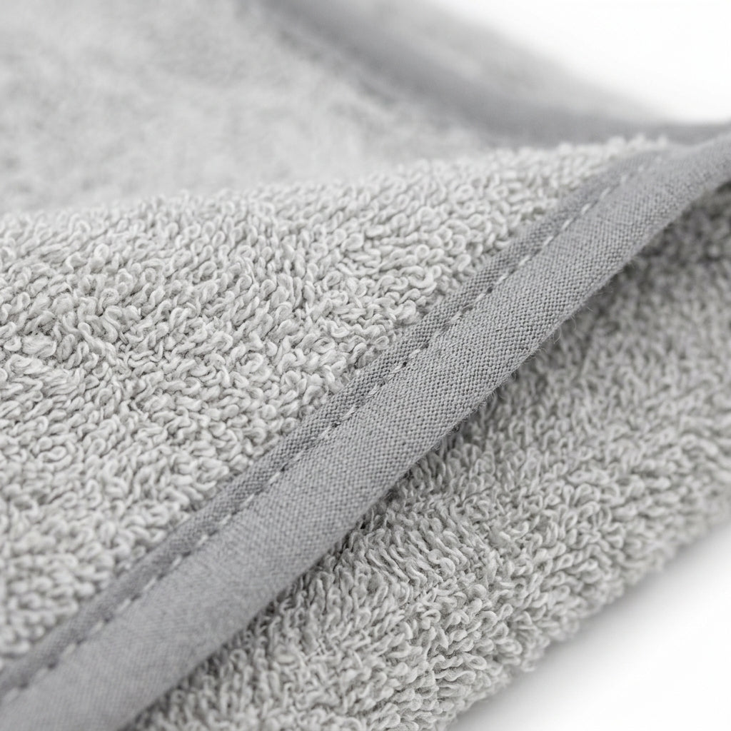 BABY BATH TOWEL+4PCS FACETOWEL ELEPHANT GREY