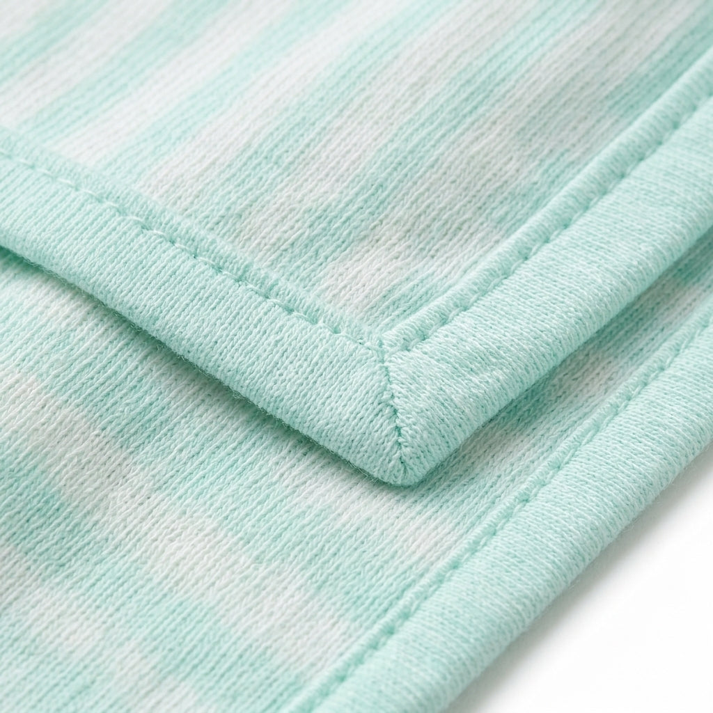 BABY HOODED BATHTOWEL ELEPHANT CYAN