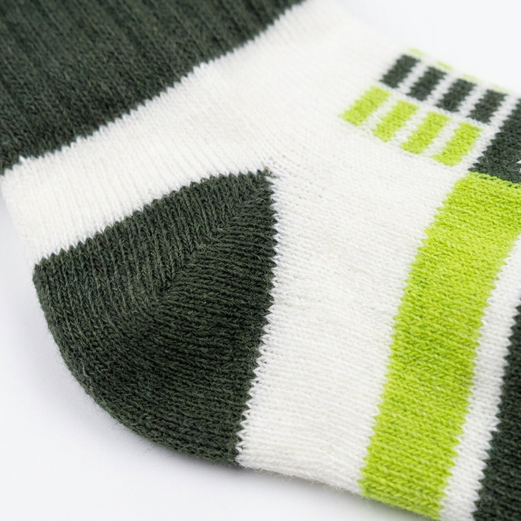 3 PACK BABY BOY SOCKS - GREY, SKY BLUE & OLIVE GREEN MICKY PRINTED (0-12M)
