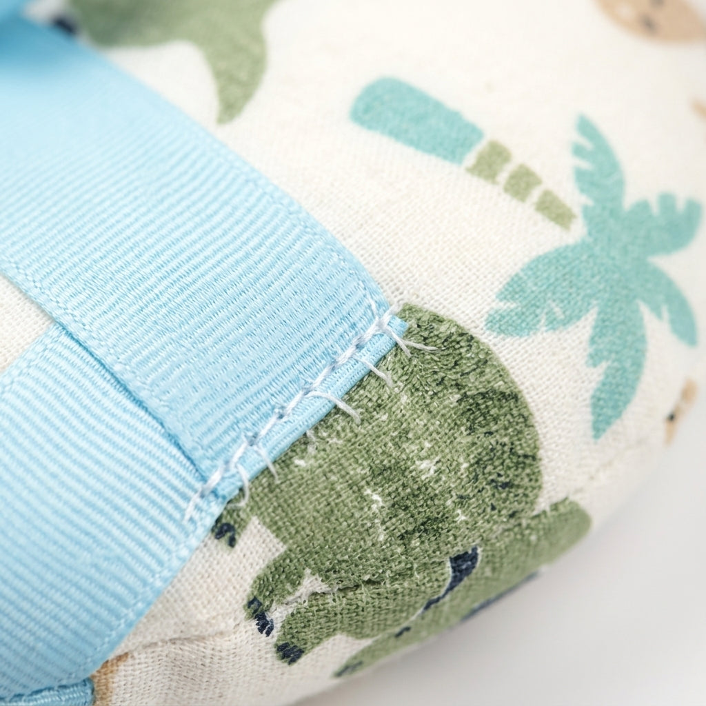AIFEIER PREMIUM BREATHABLE BABY HEAD SHAPING PILLOW CUTE DINO PRINT