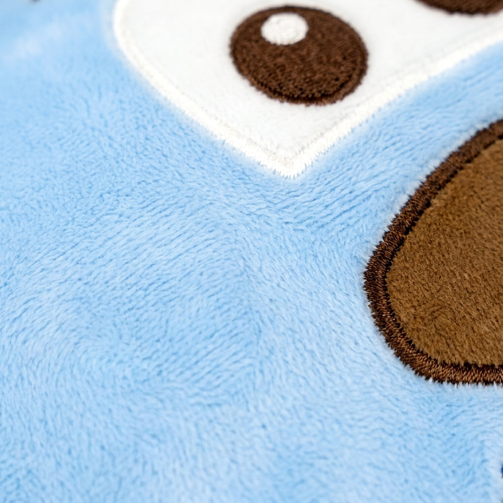 BABY PILLOW CUTE PUPPY BLUE