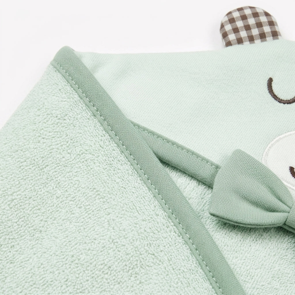 BABY WRAPPING SHEET BOO BEAR GREEN
