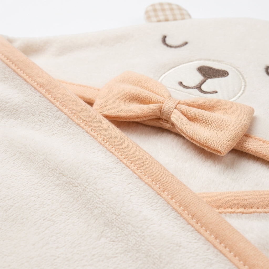 BABY WRAPPING SHEET BOO BEAR ORANGE