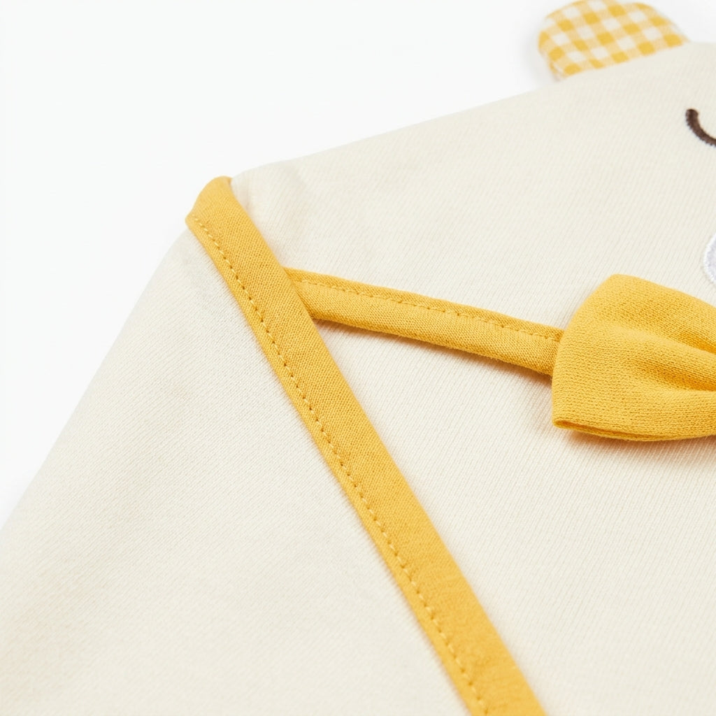 BABY WRAPPING SHEET BOO BEAR YELLOW