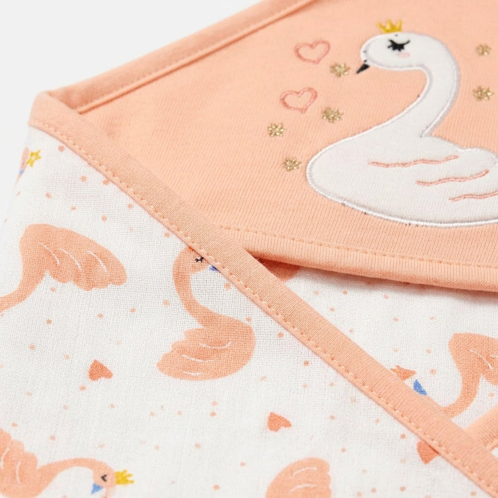 BABY WRAPPING SHEET DUCK ORANGE