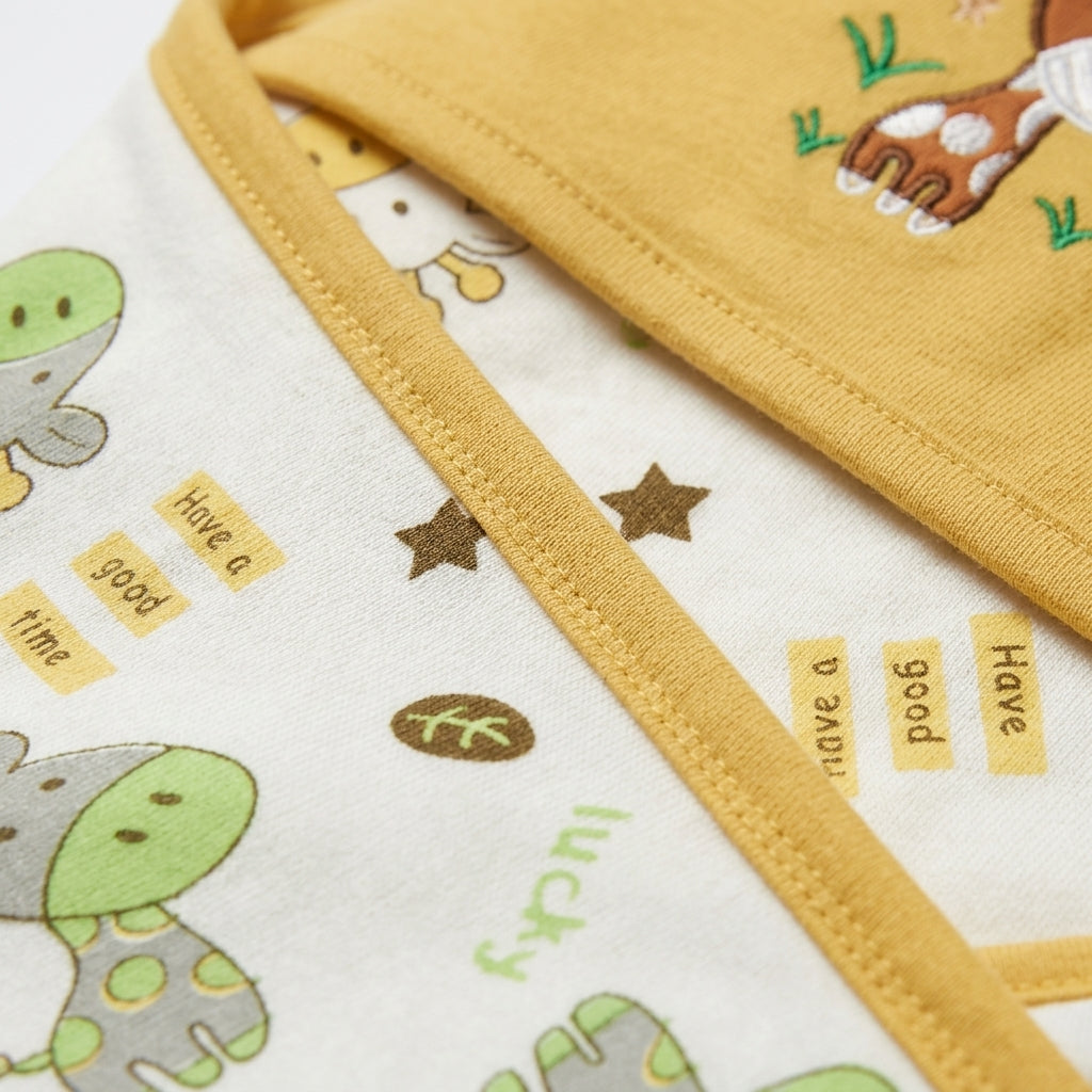 BABY WRAPPING SHEET GIRAFFE BROWN