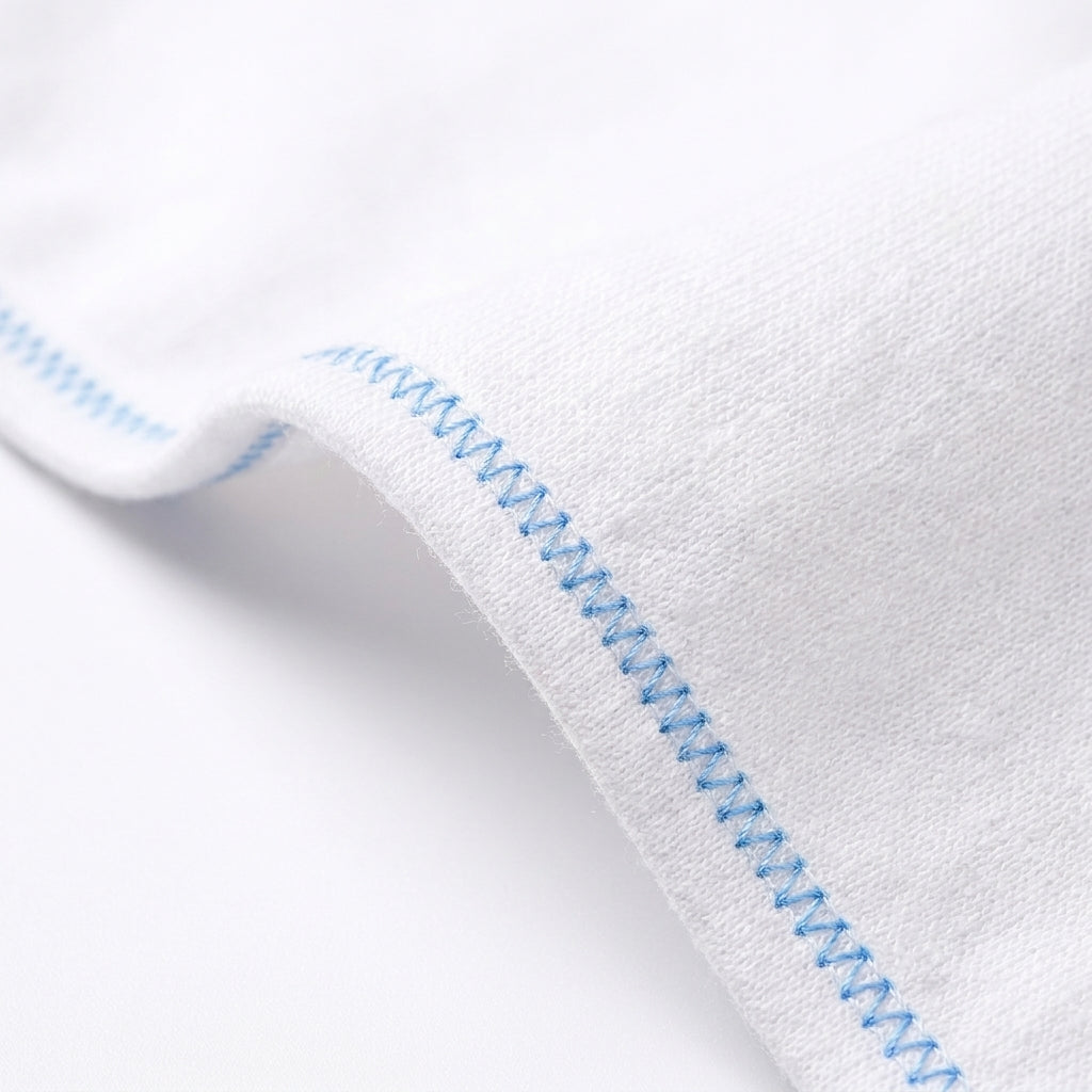 Baby Wrapping Sheet - Bear Car, White | Montaly