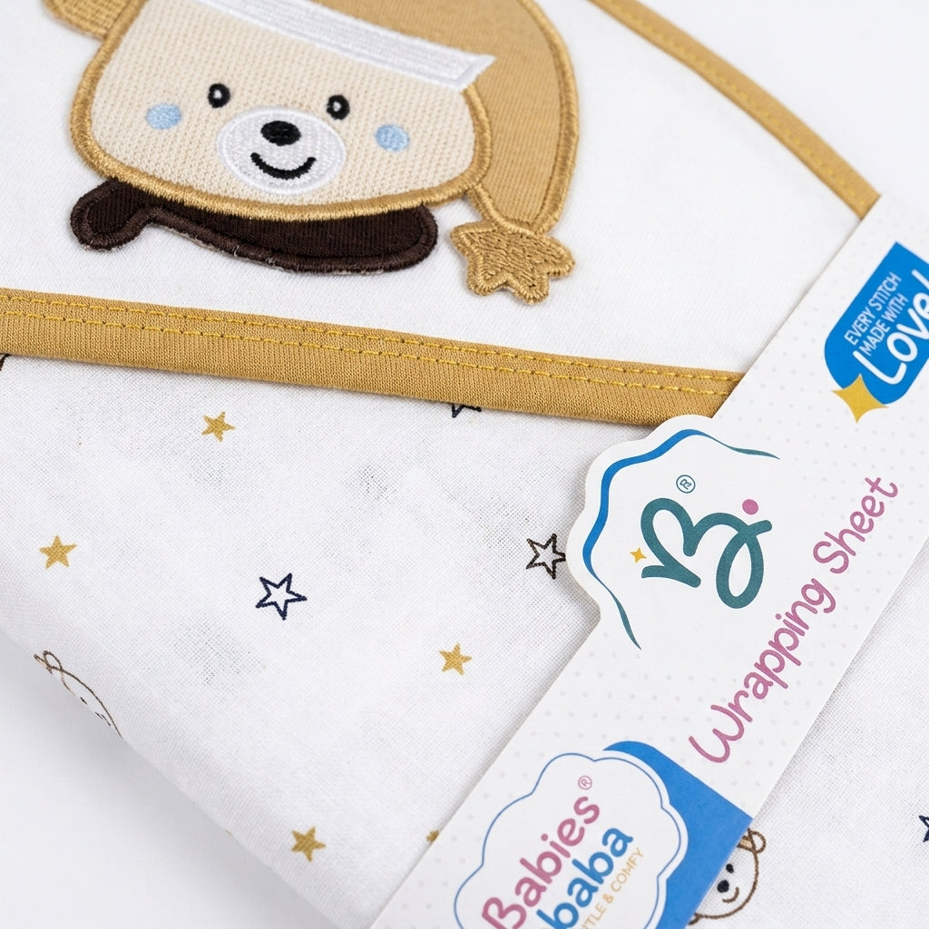 BABY WRAPPING SHEET JOKER BROWN