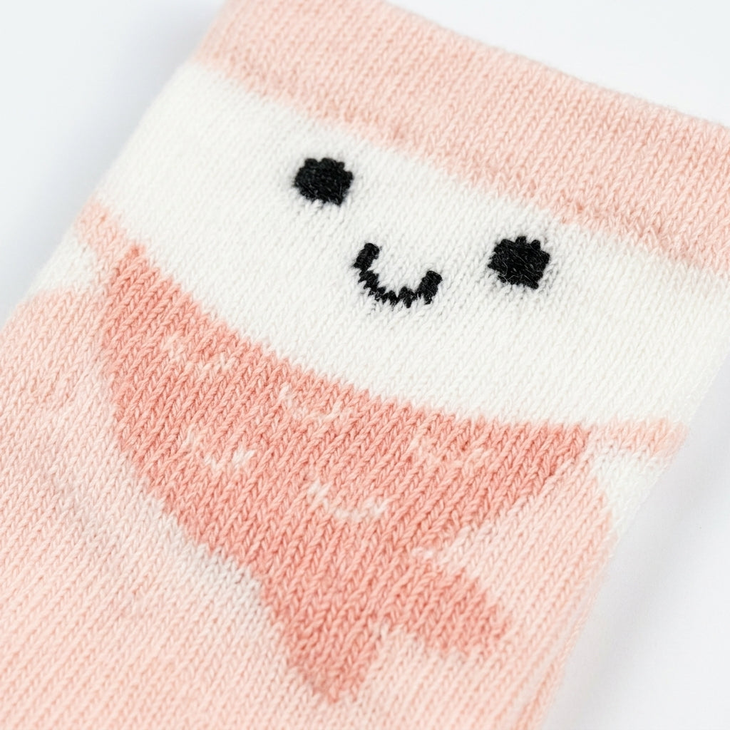 BABY SOCKS IMP CHINA HIGH QUALITY OWL PINK