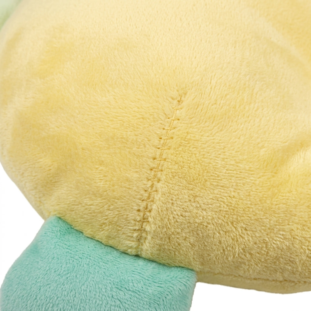 CUTE SLEEPY MONSTER BABY PLUSH PILLOW SKY BLUE & ORANGE