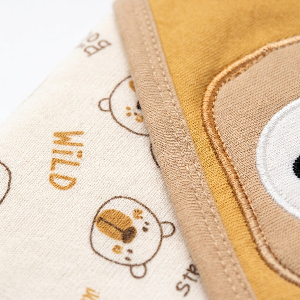 BABY WRAPPING SHEET BEAR BOX BROWN