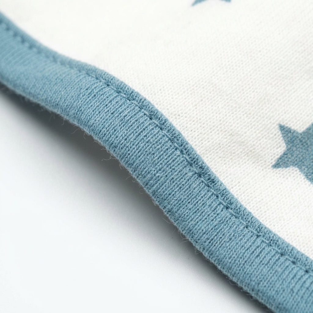 BABY ADJUSTABLE SWADDLE DINO PRINT BLUE