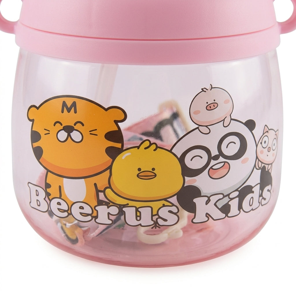 BABY STRAW CUP PANDA PINK