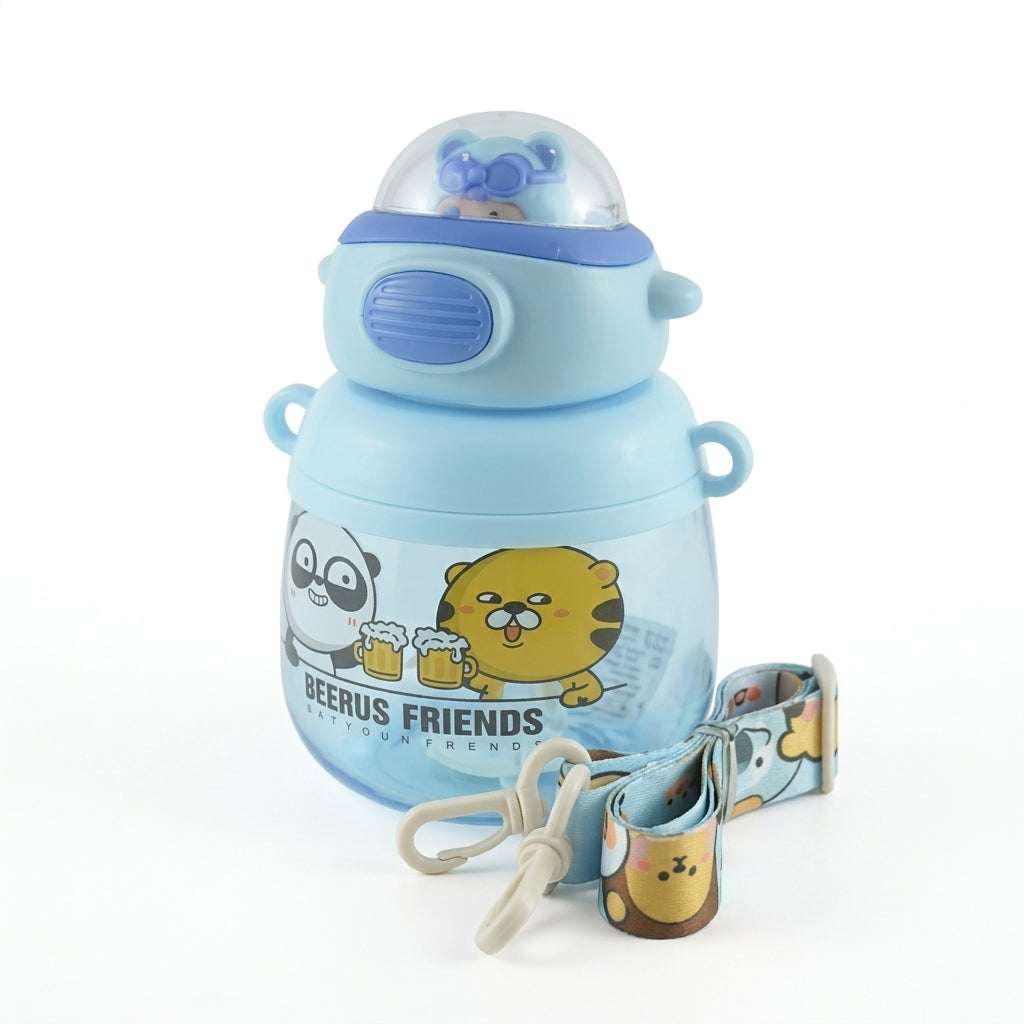 BABY STRAW CUP PANDA BLUE