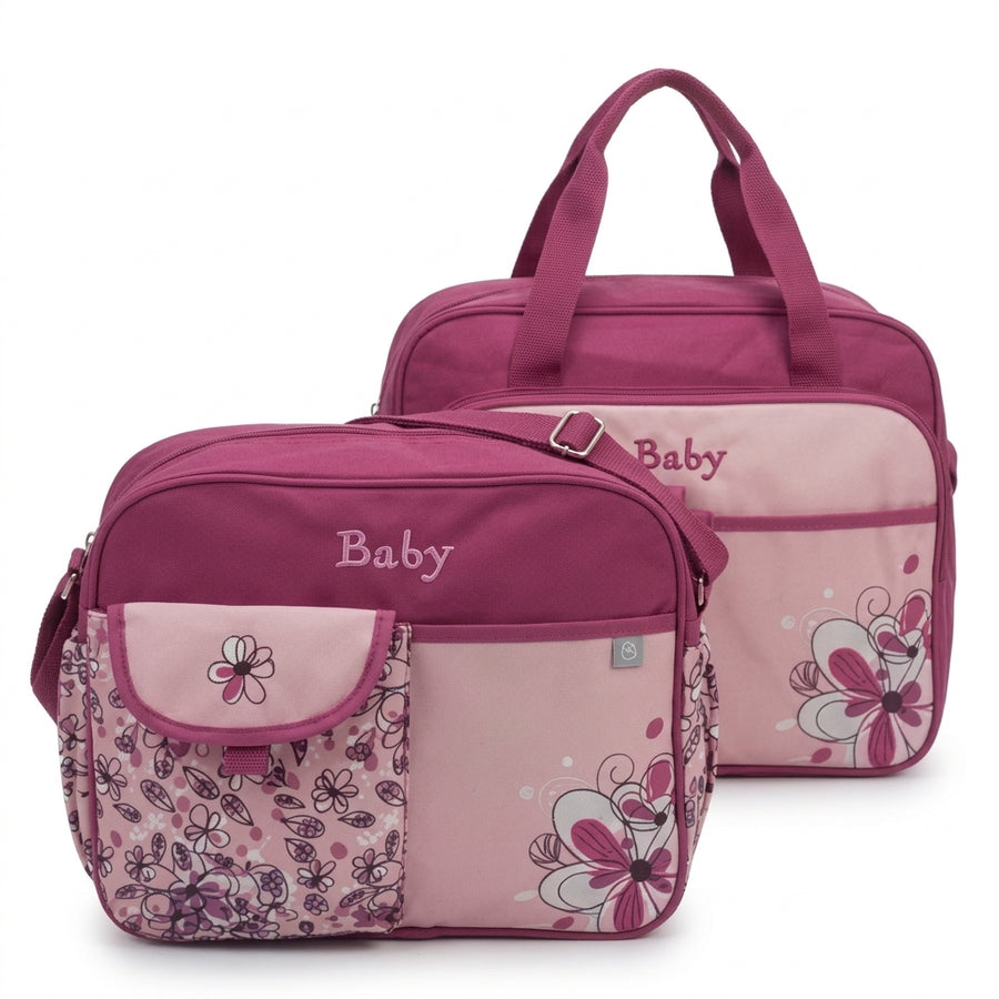 Baby Bag China Double Bear Pink