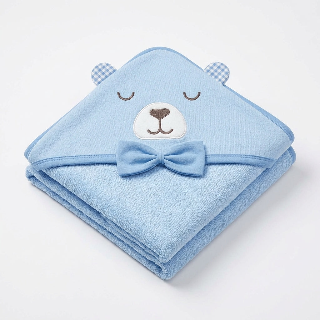 BABY WRAPPING SHEET BOO BEAR BLUE