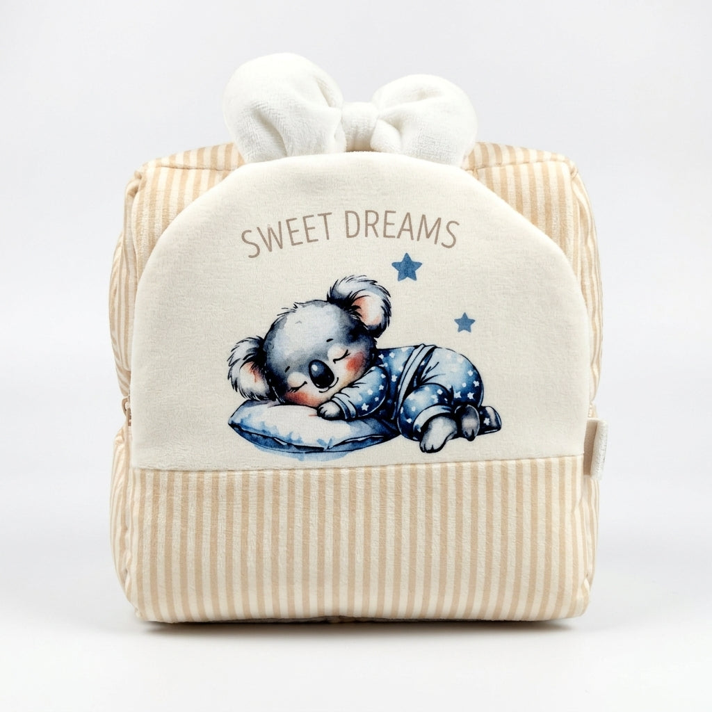 AIFEIER BABY CHARACTER PILLOW PEACH