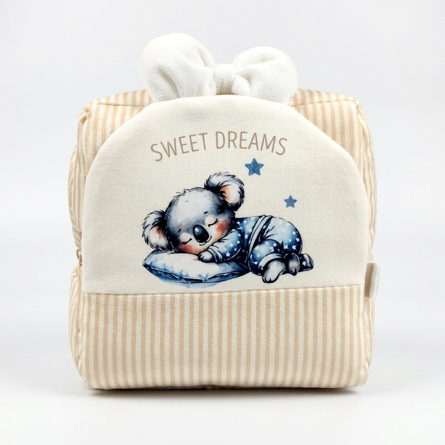 AIFEIER BABY CHARACTER PILLOW PEACH