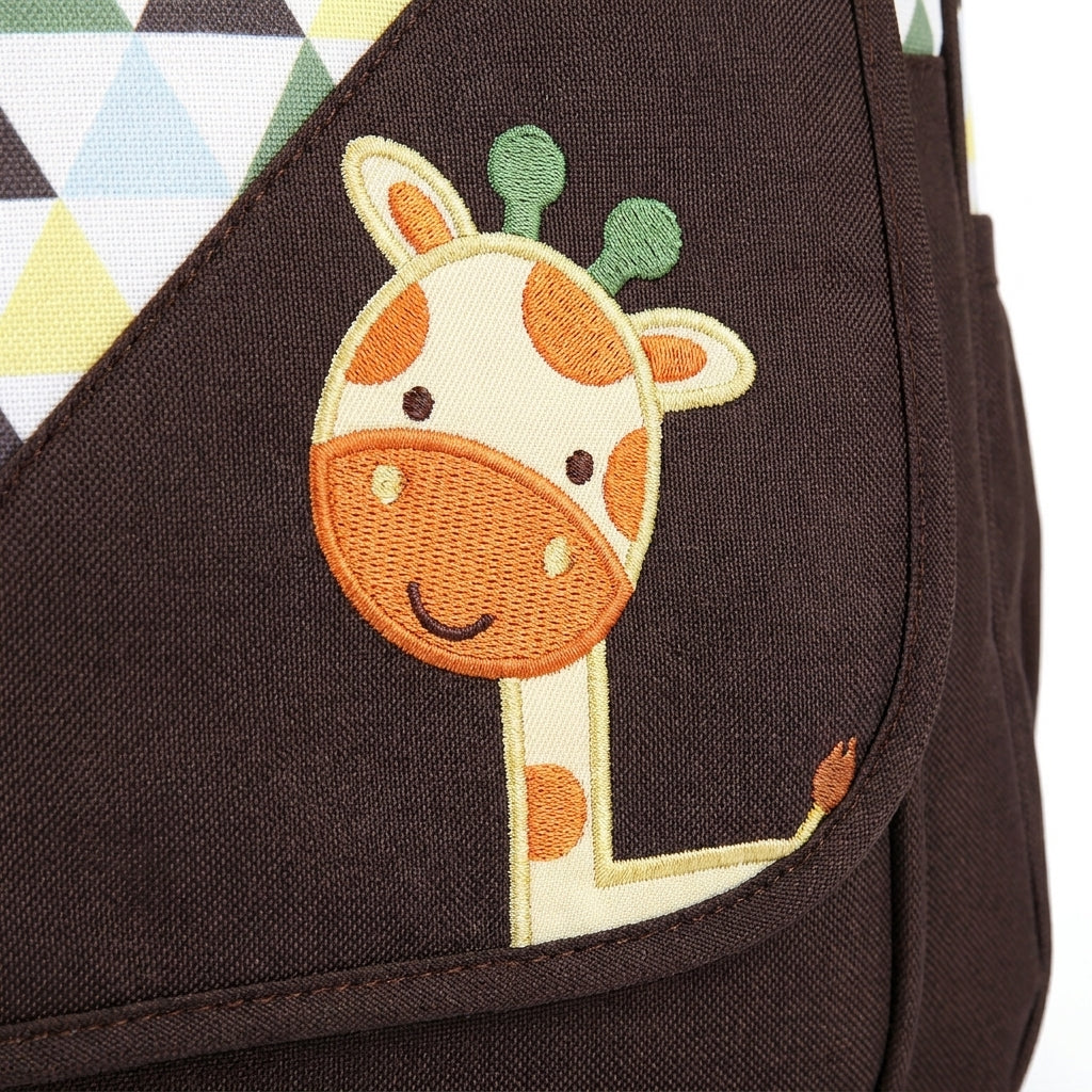 Sun Baby Bag 4-Piece Zig Zag Brown