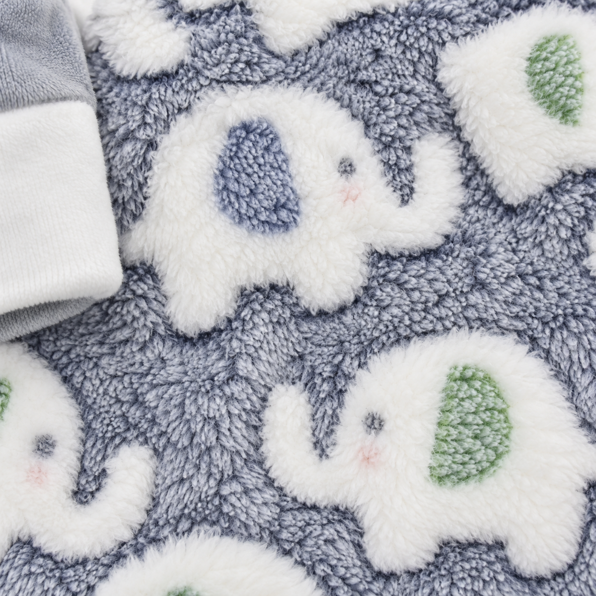 NEWBORN BABY 10 PCS ELEPHANT EMB PREMIUM GIFT BOX SET – GREY & WHITE