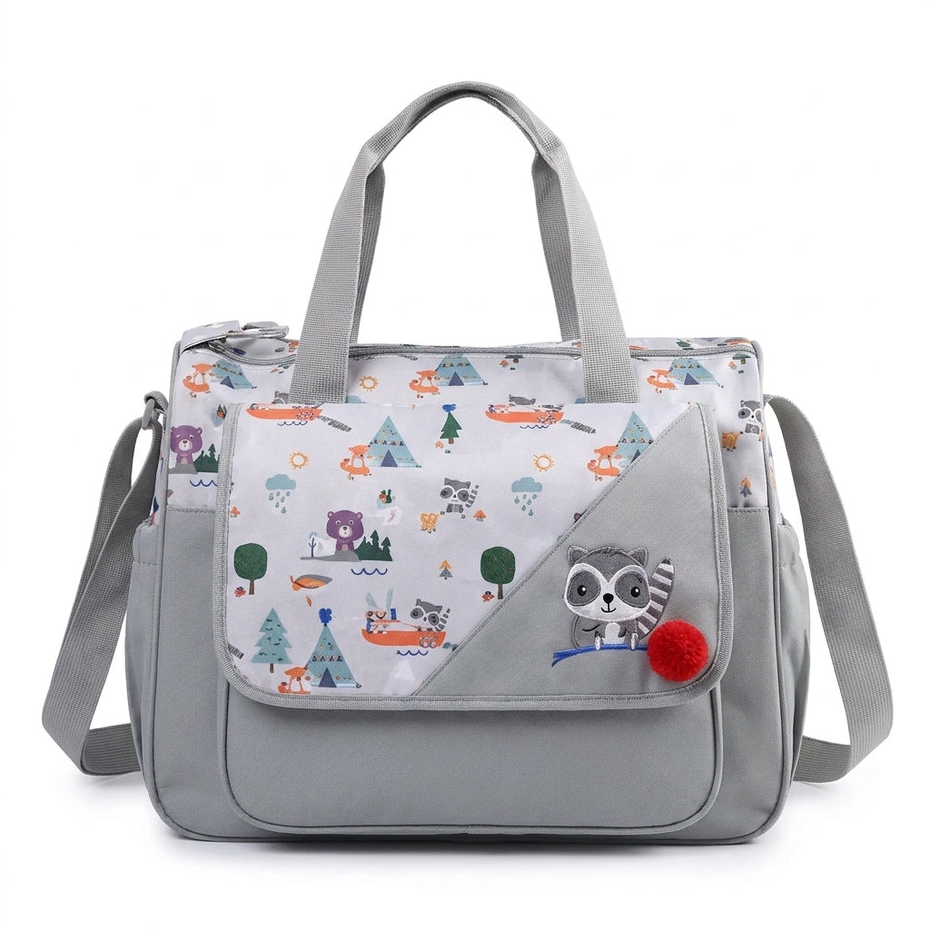 Sun Baby Bag 4-Piece Zig Zag Grey