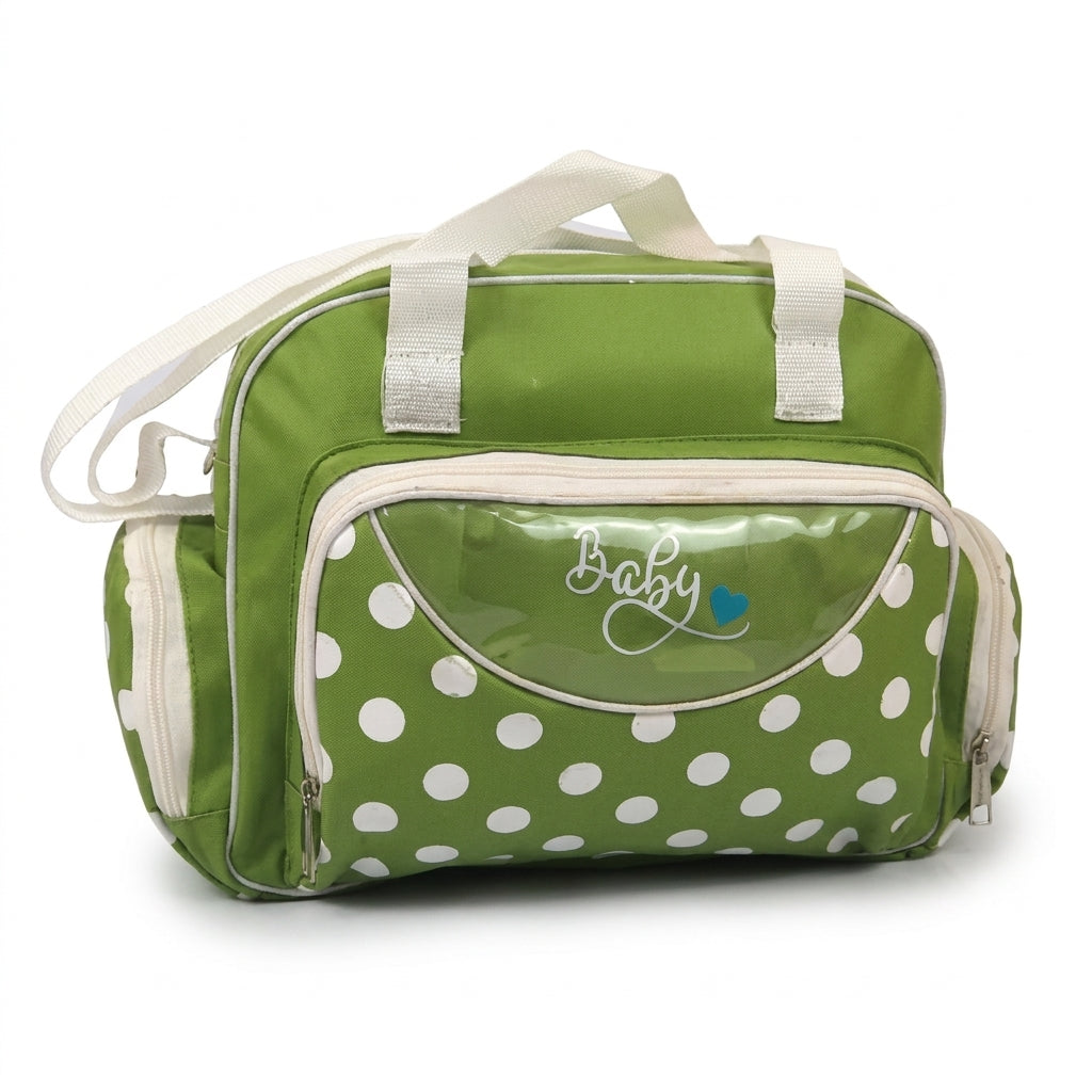 Mini Momo Baby Mother Bag Printed Green