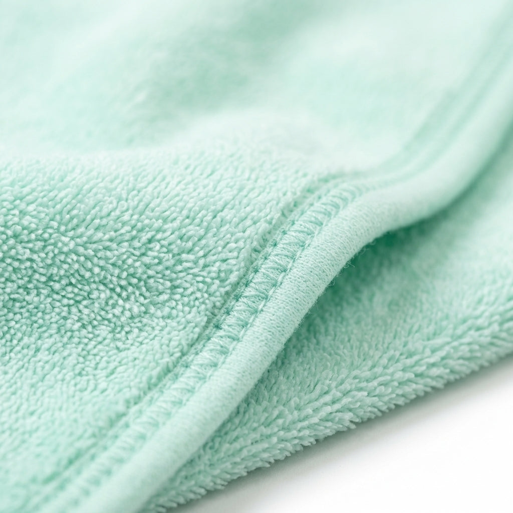 BABY HOODED BATH TOWEL 1PCS LION MINT