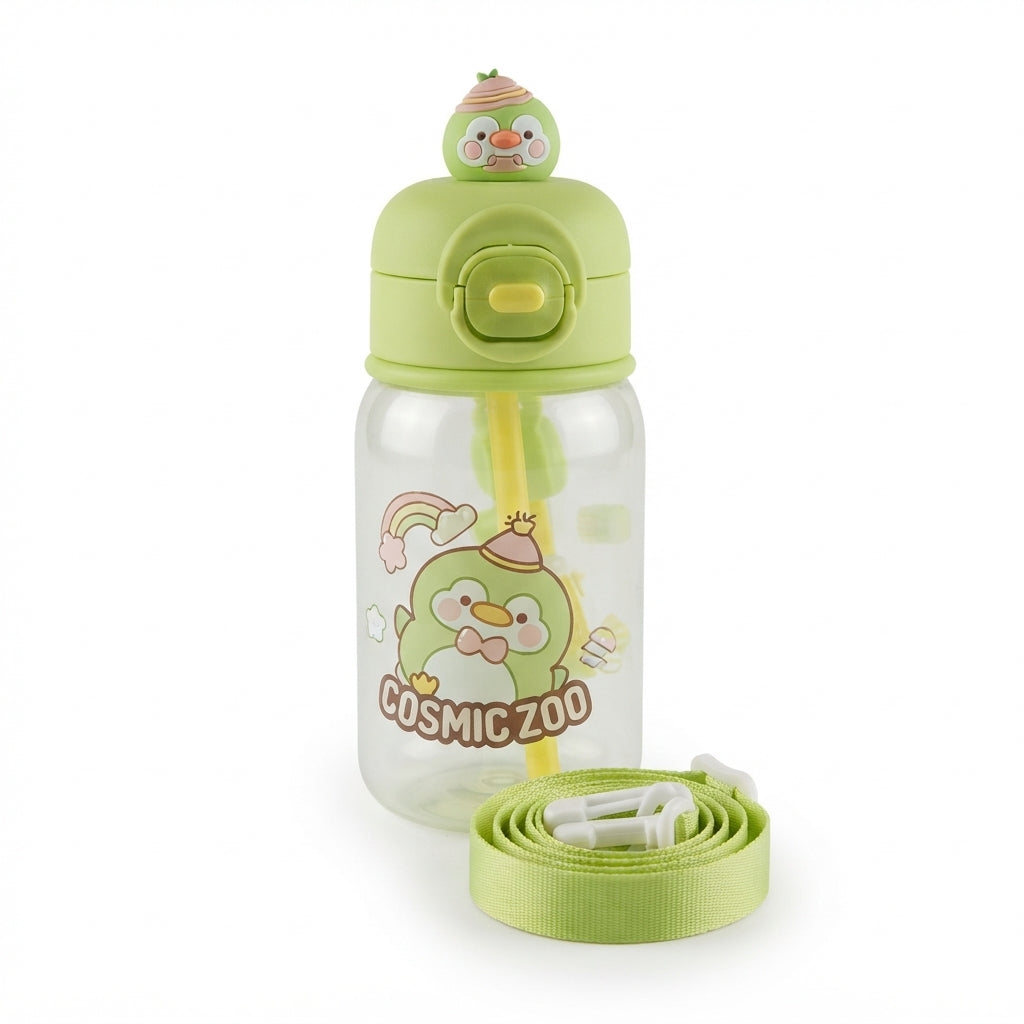 BABY STRAW SIPPPER PENGUIN GREEN
