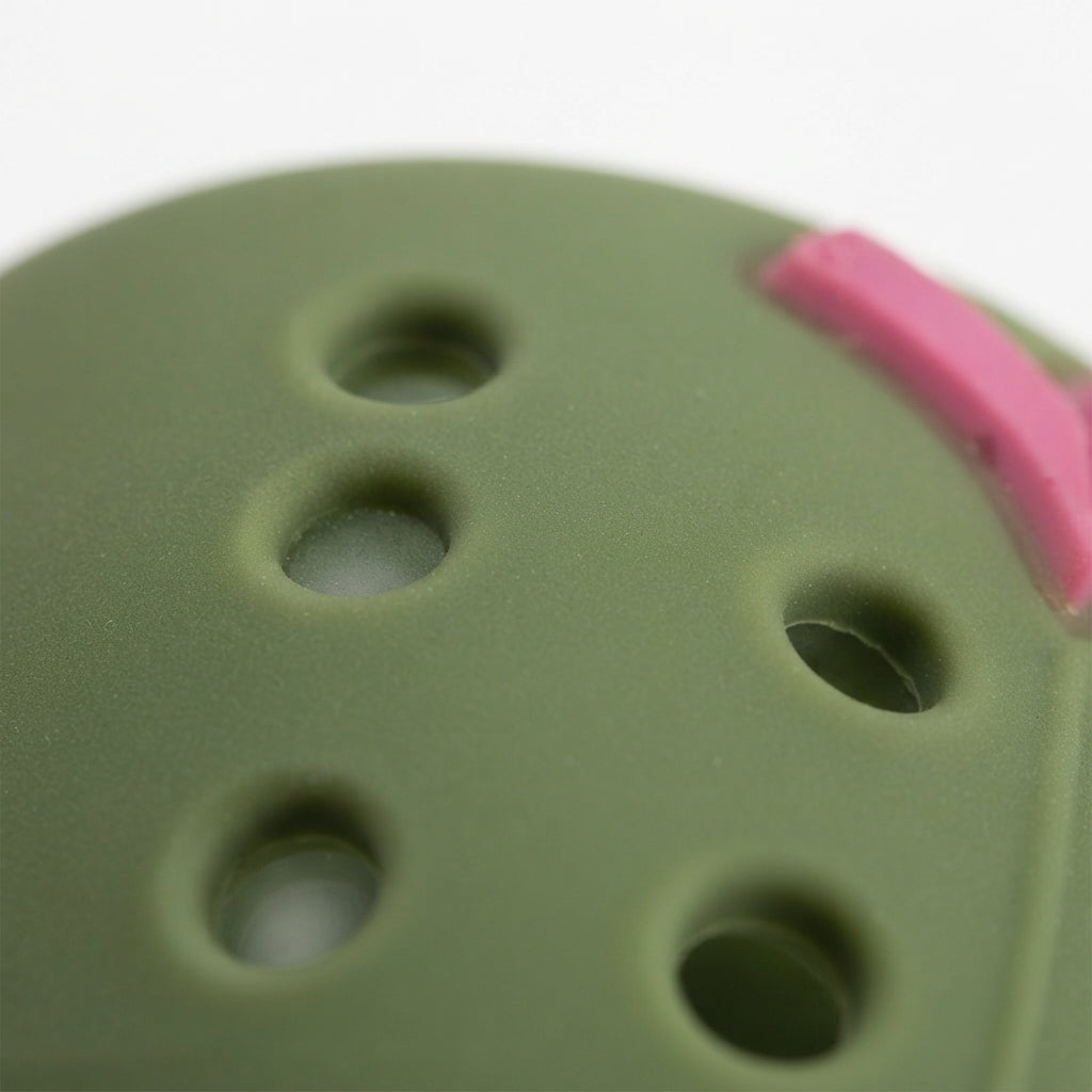 BABY GLASS FEEDER DARK GREEN YES