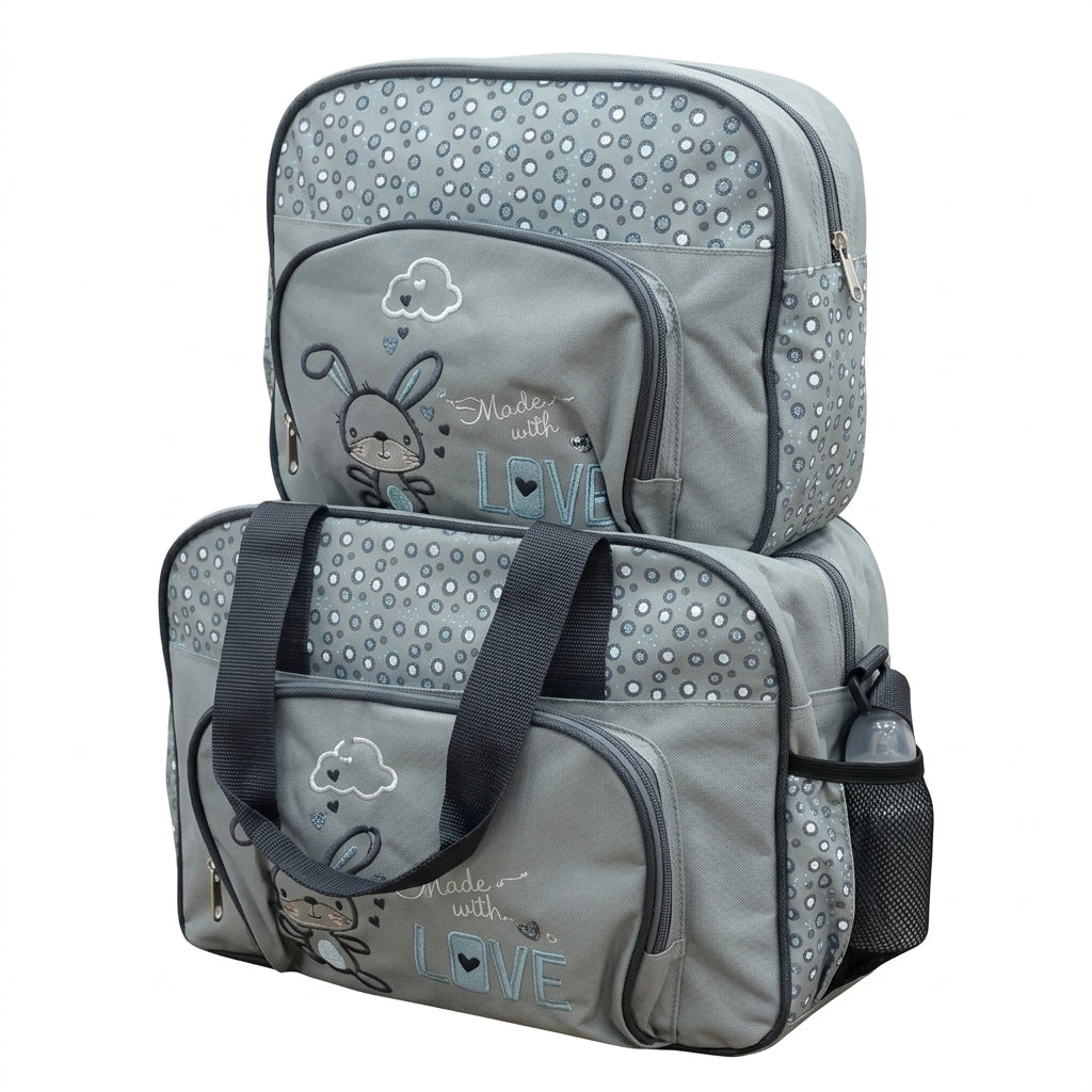 Baby Bag China Double Love Grey