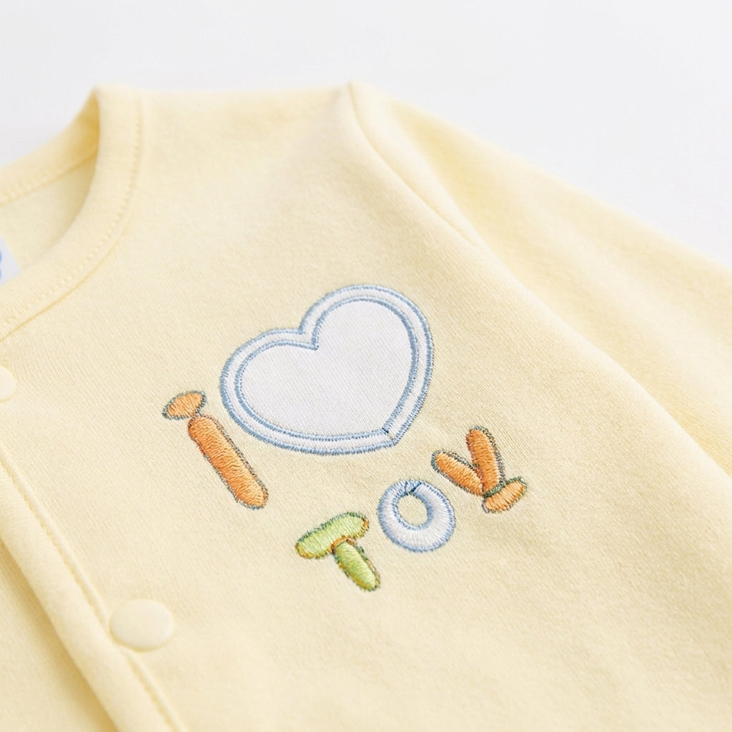 BABY STARTER SET 5 PIECES KOTRAI EMB I LOVE TOY SKIN