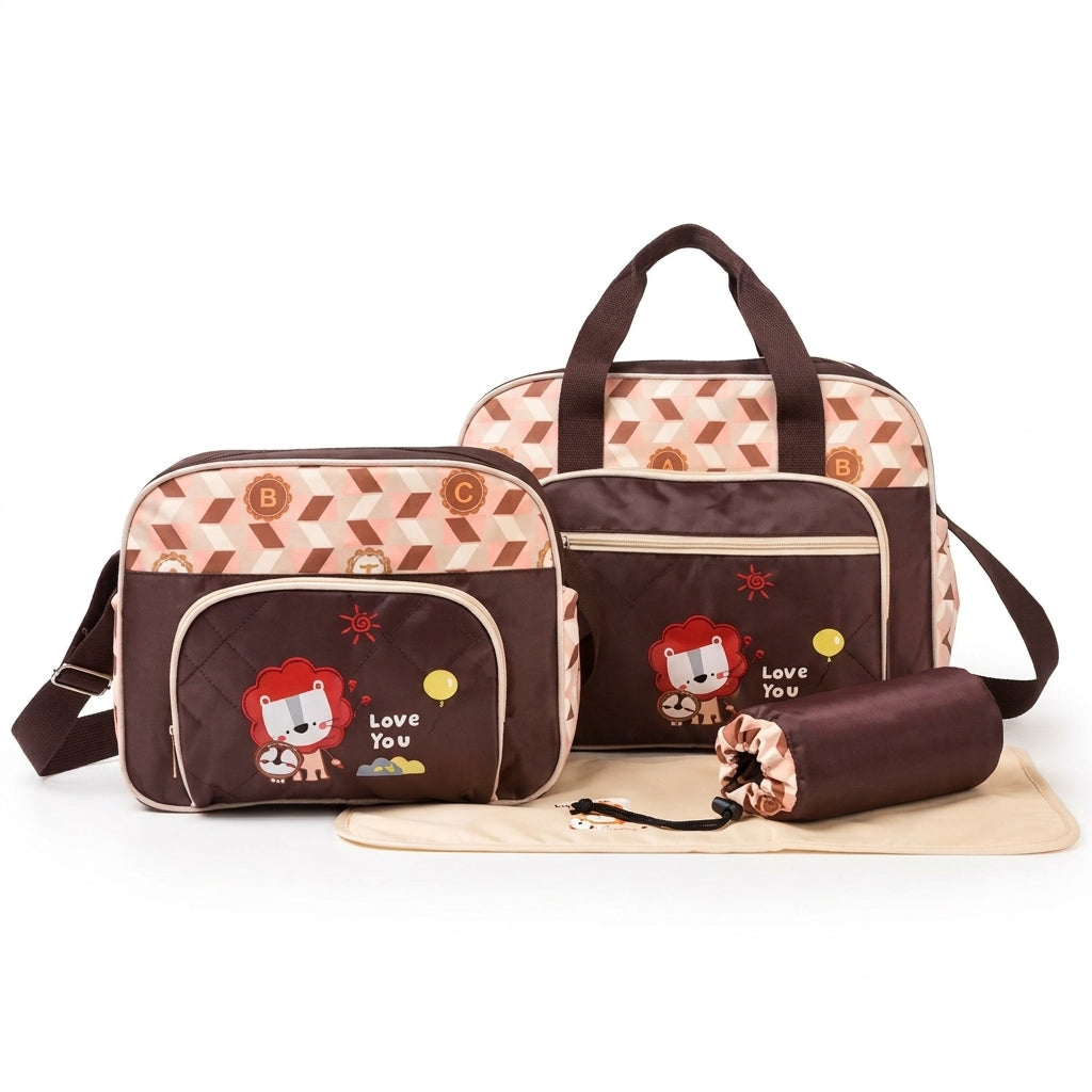 Baby Bag China Double Culting Bear Brown