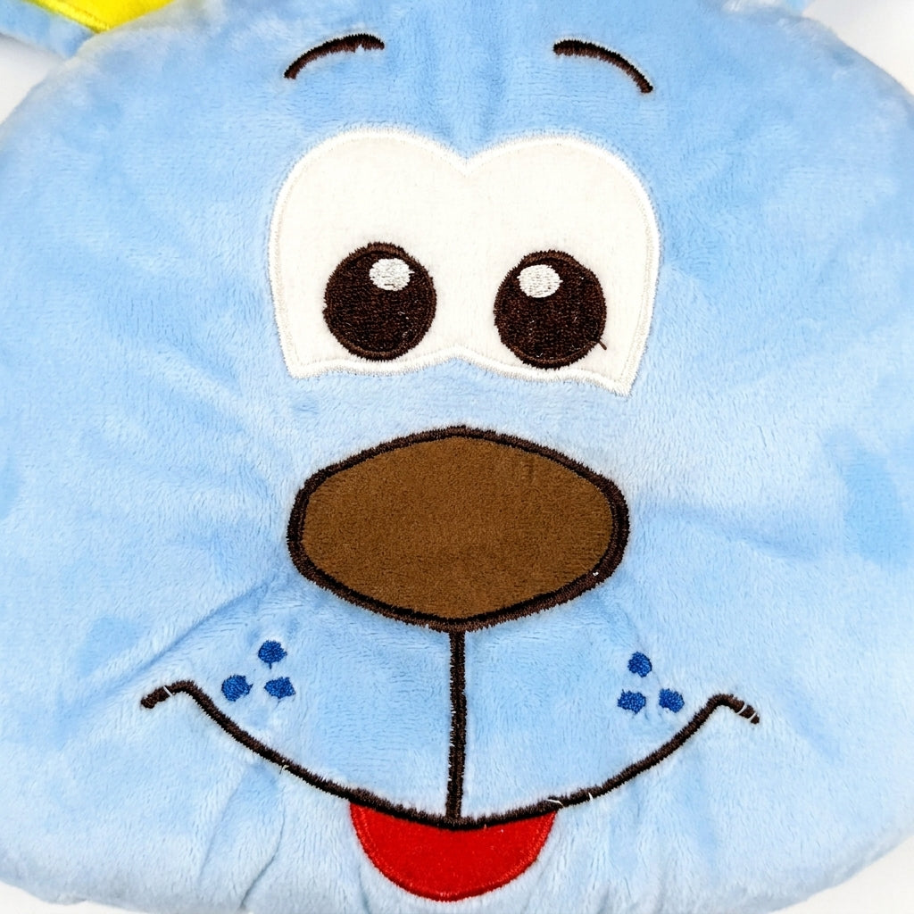 BABY PILLOW CUTE PUPPY BLUE