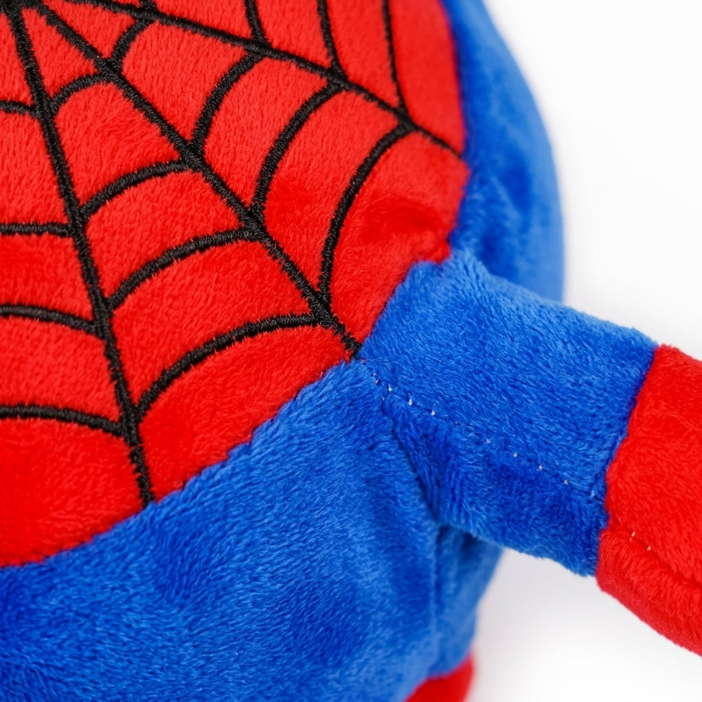 ULTIMATE MARVEL SPIDER MAN 2 IN 1 SOFT TOY & SHOULDER BAG RED AND BLUE EDITION
