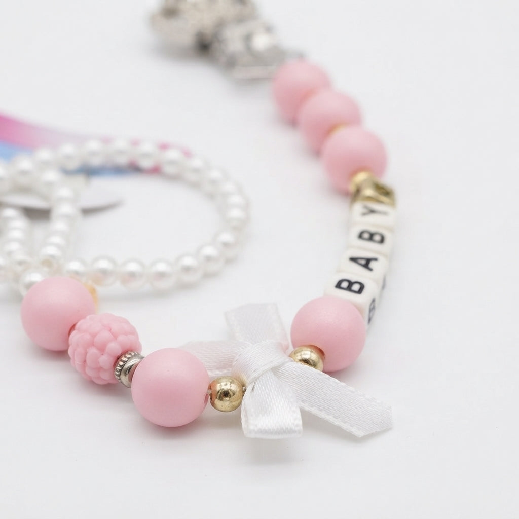 BABY FANCY CHAIN MICKEYMOUSE PINK