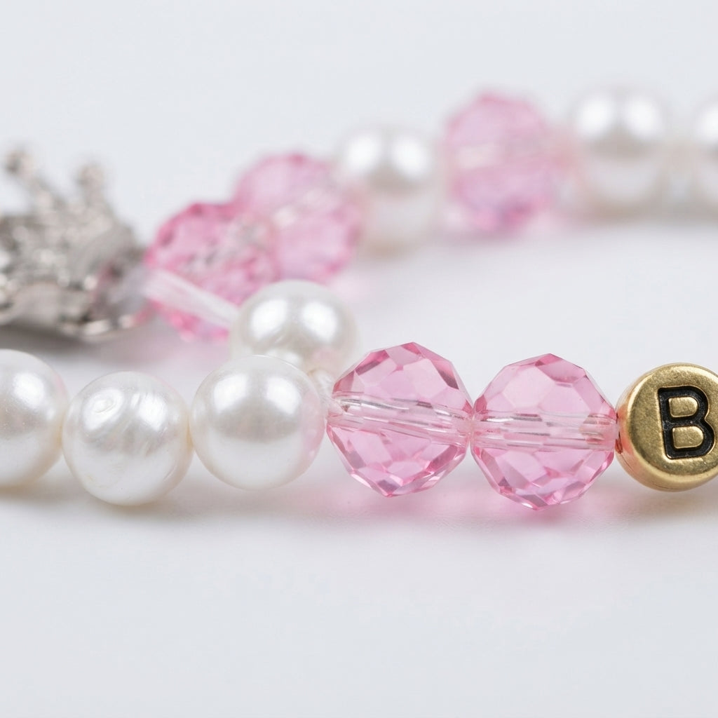 BABY FANCY PACIFIER CLIP PINK