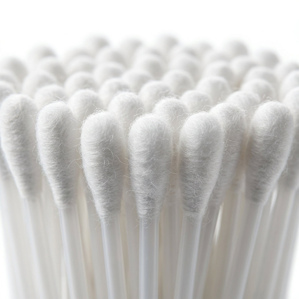 TOPTIP 100PCS COTTON BUDS ROUND BOX