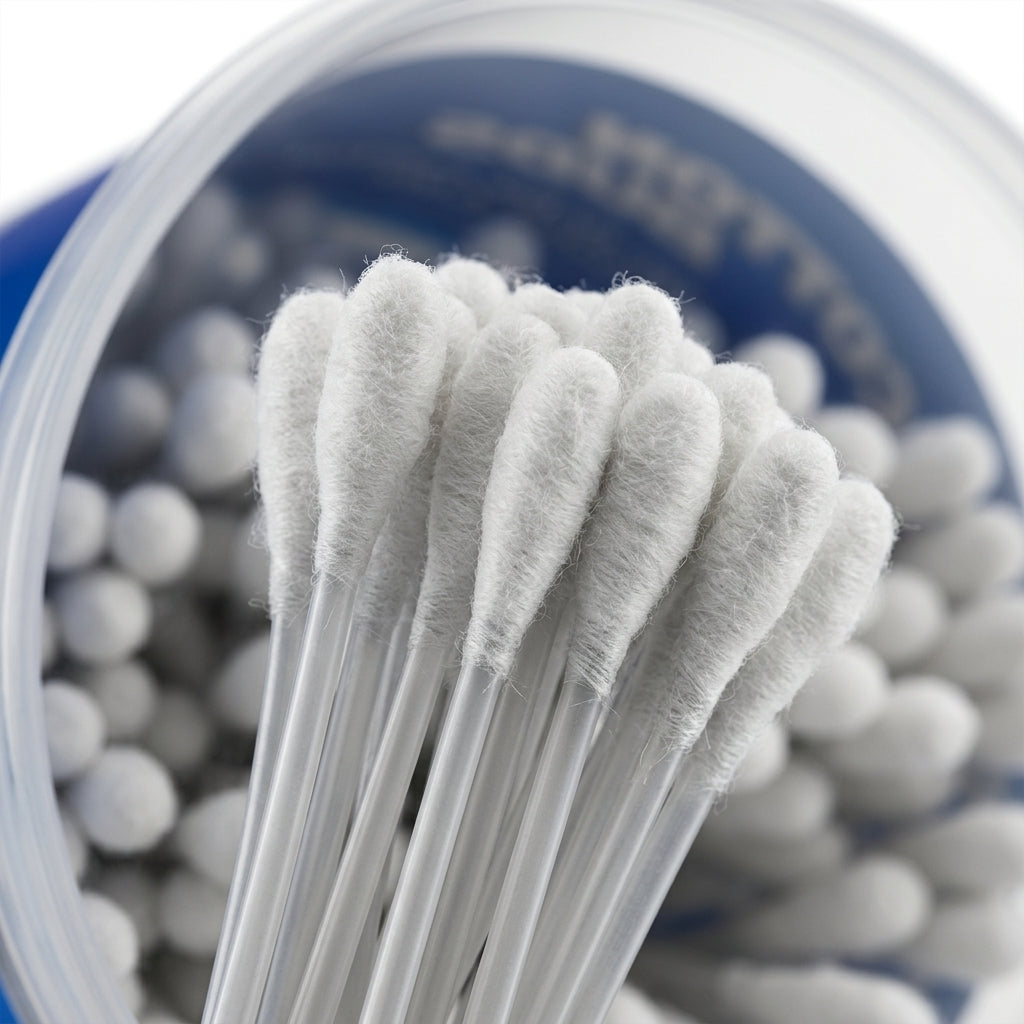 TOPTIP 200PCS COTTON BUDS ROUND BOX
