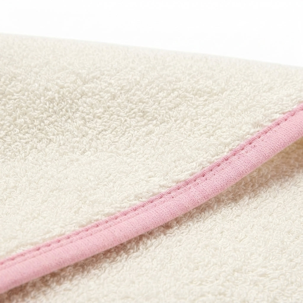 SENIORS BABY BATHTOWEL FLOWER WHITE