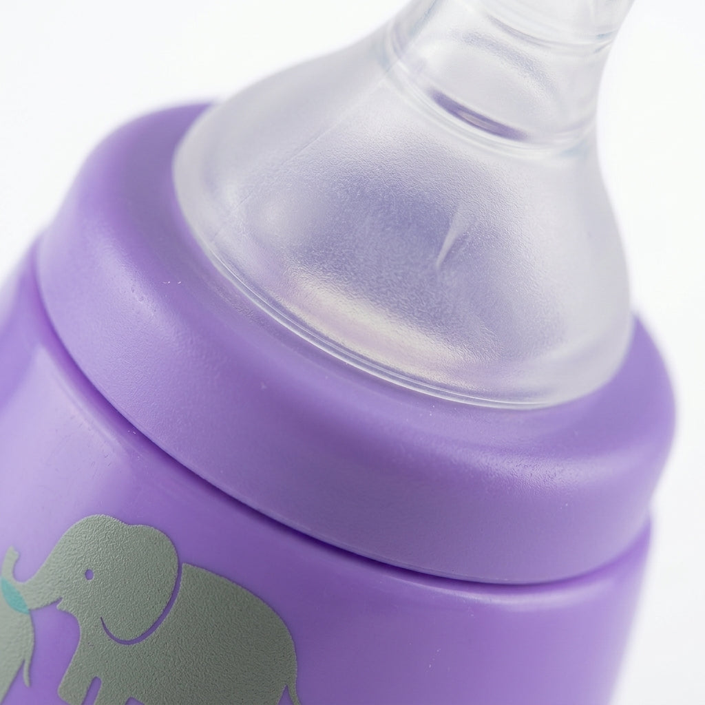 BABY FEEDER DAIMOND HEART CAP PURPLE
