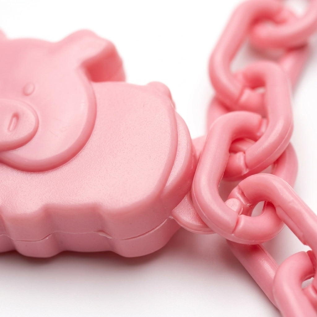 BABY CLIP CHAIN DR GYM PINK