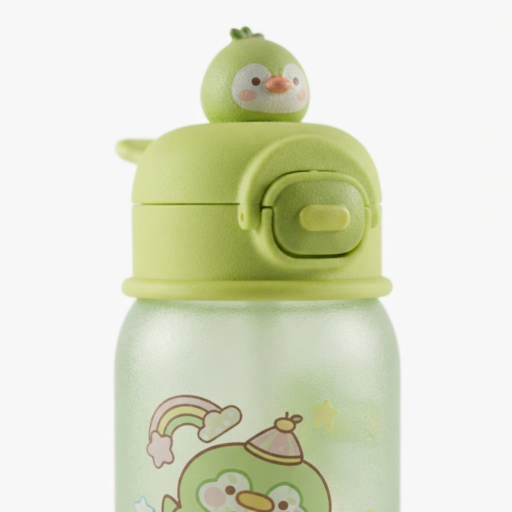 BABY STRAW SIPPPER PENGUIN GREEN