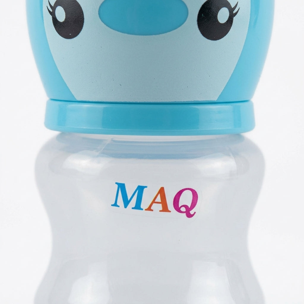 BABY FEEDING BOTTLE WIDE NECK CYAN MAQ