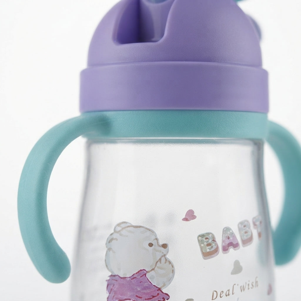 BABY STRAW SIPPER WINGS CYAN