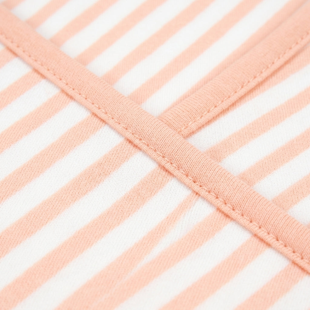 BABY HOODED BATHTOWEL ELEPHANT PINK