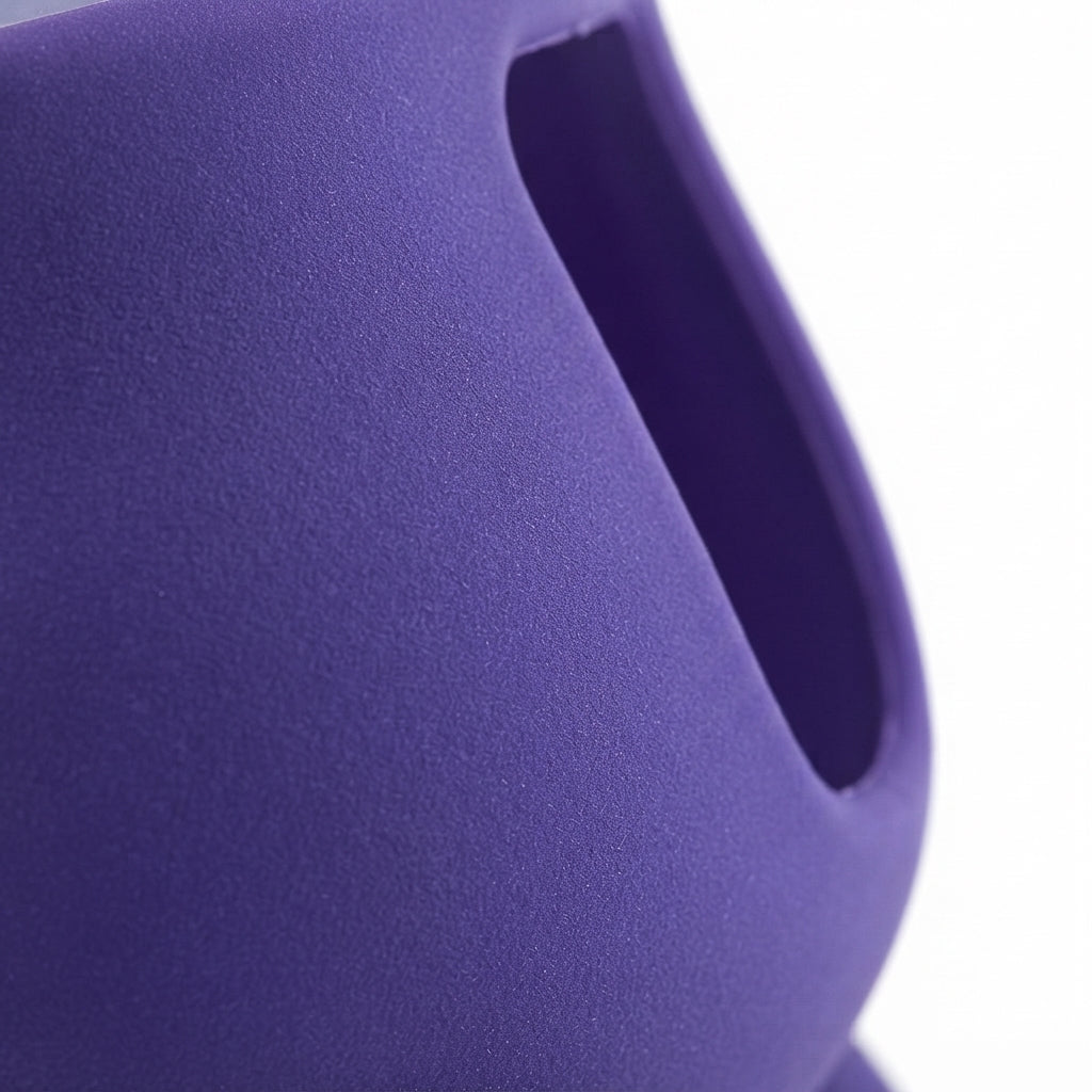 BABY GLASS FEEDER COVER PURPLE