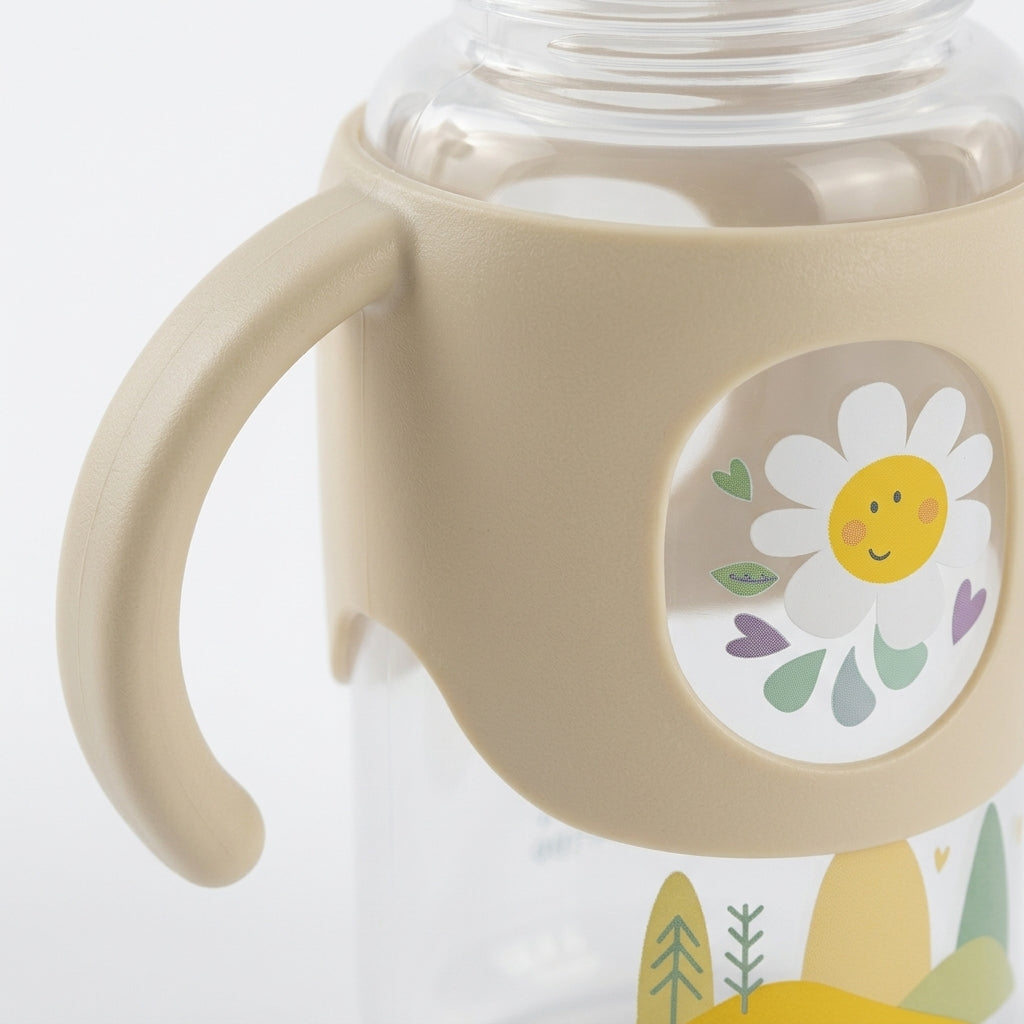 BABY PLASTIC FEEDER BOTTLE BEAR BLUE