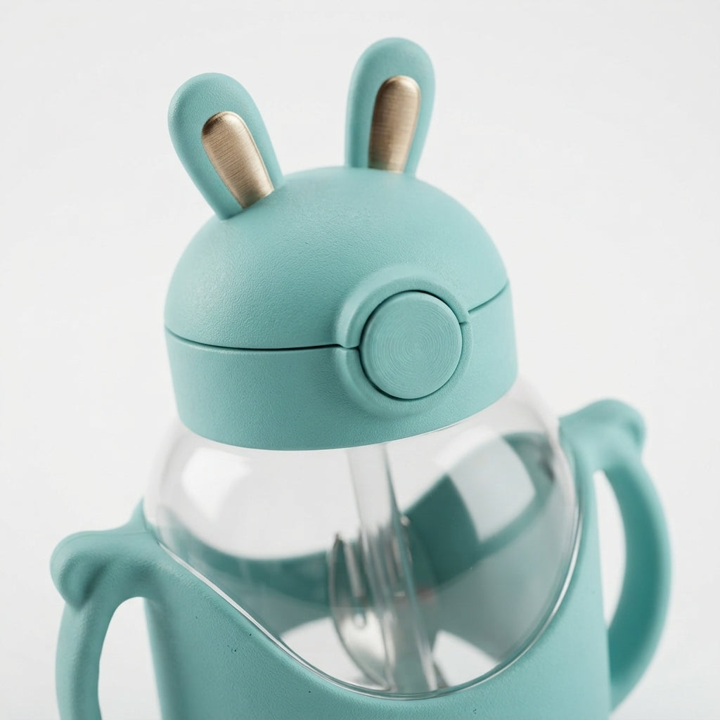 CHINA BABY STRAW CUP CYAN