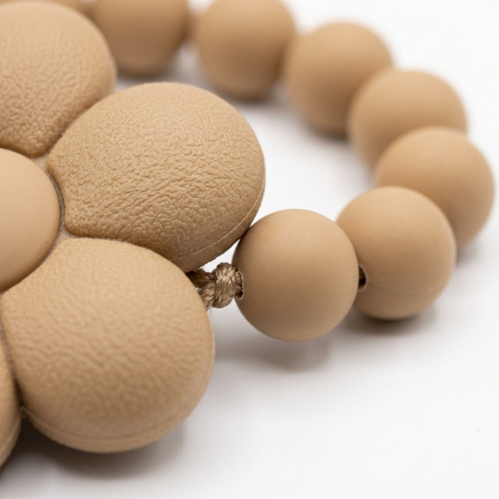 BABY FLOWER CHAIN BROWN