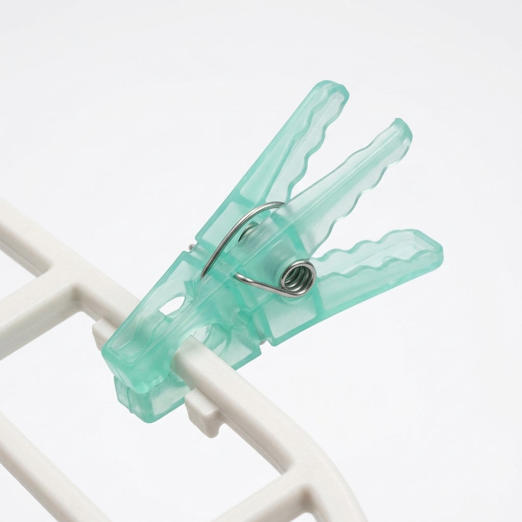ENWEI 18 CLIPS Ellipse SHAPE HANGER HIGH QUALITY GREEN LAUNDRY SOLUTION
